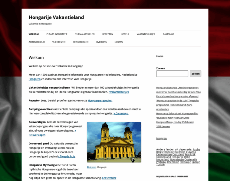 Hongarijevakantieland.nl thumbnail