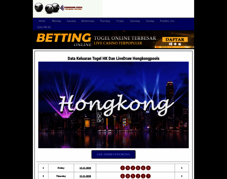 Hongkongpools.me thumbnail Hongkongpools.me thumbnail