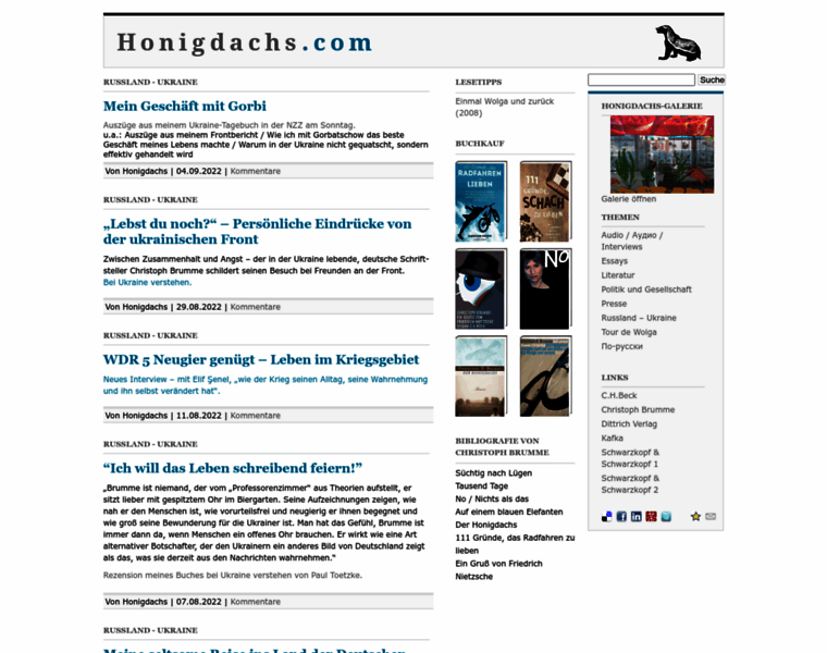 Honigdachs.com thumbnail