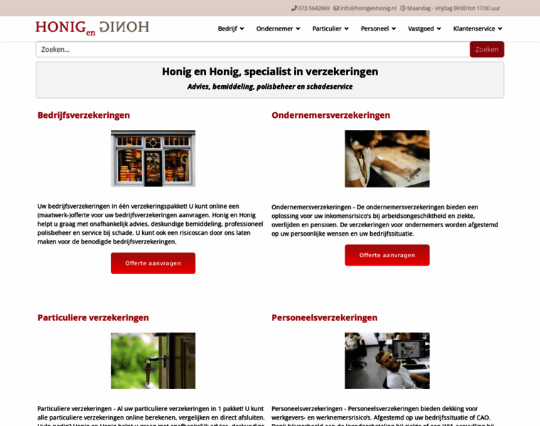 Honigenhonig.nl thumbnail