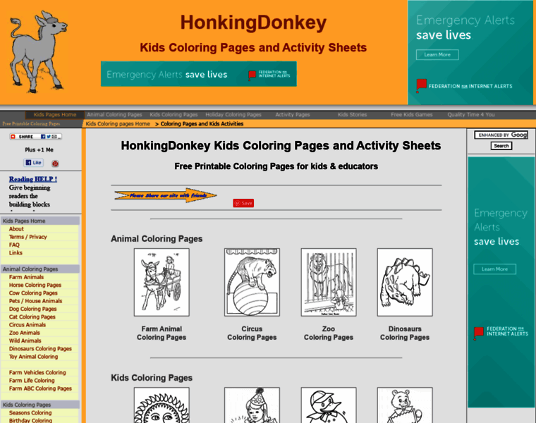 Honkingdonkey.com thumbnail