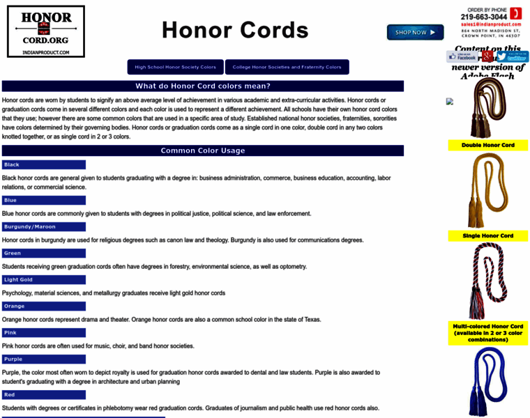 Honorcord.org thumbnail