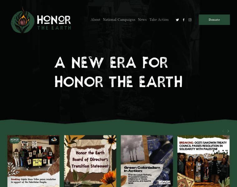 Honorearth.org thumbnail