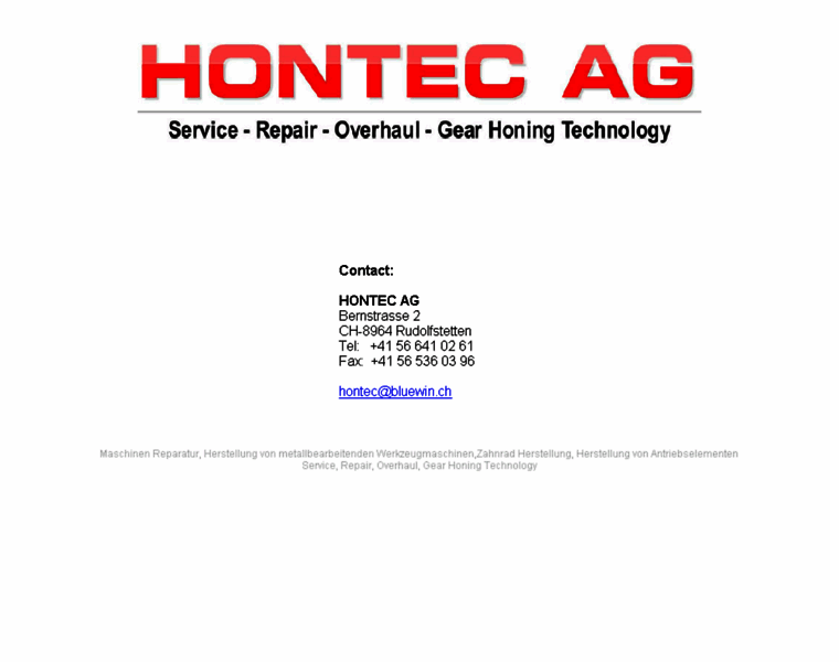 Hontec.ch thumbnail