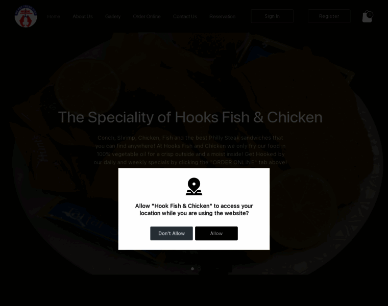 Hooksfishandchicken.com thumbnail Hooksfishandchicken.com thumbnail