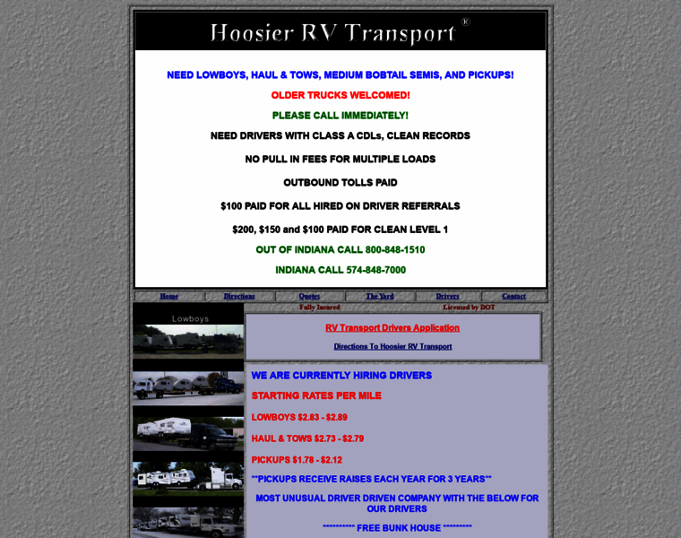 Hoosier-rv-transport.com thumbnail