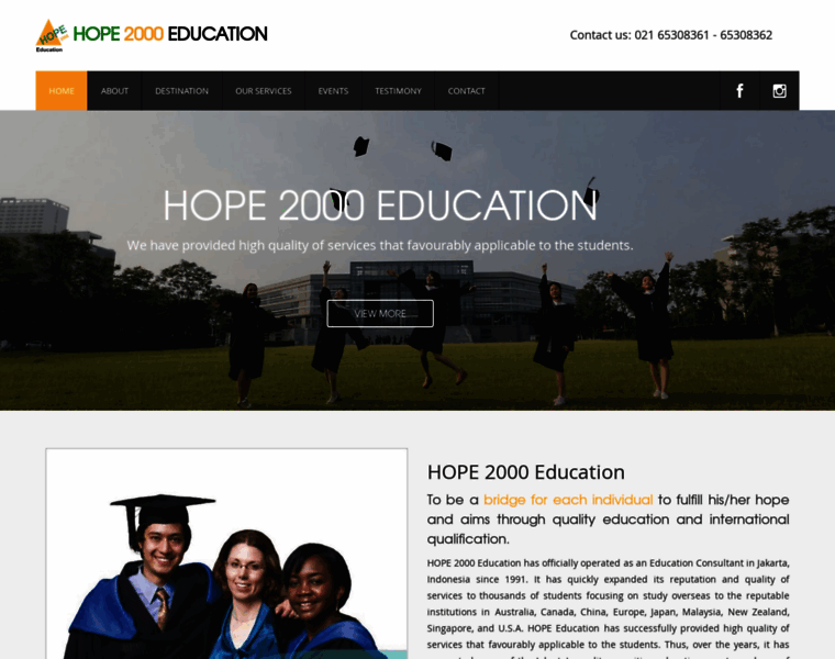 Hope2000education.com thumbnail