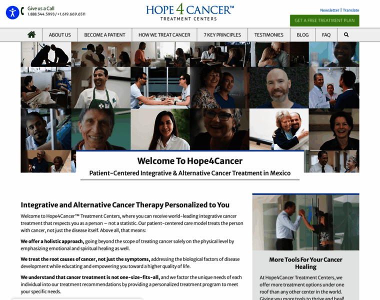 Hope4cancer.com thumbnail