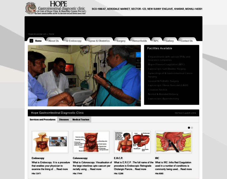 Hopeclinicsindia.com thumbnail