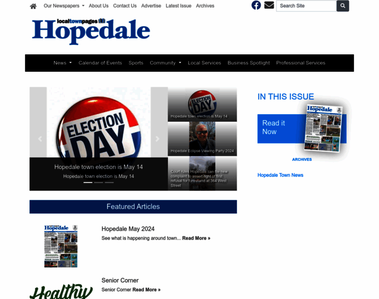Hopedaletownnews.com thumbnail