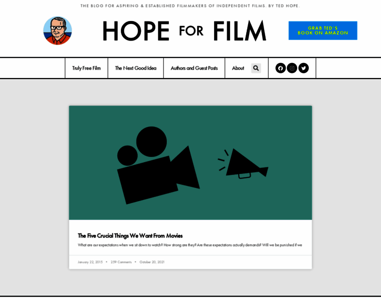 Hopeforfilm.com thumbnail