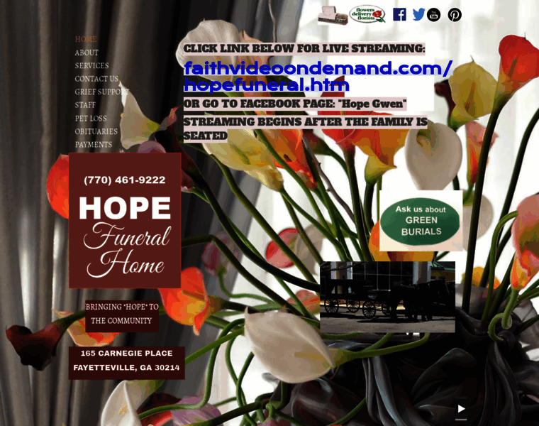 Hopefunerals.com thumbnail