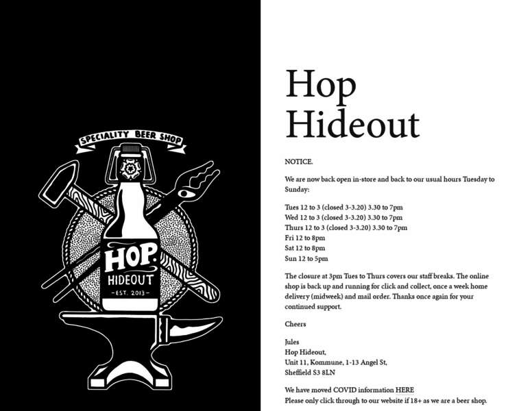 Hophideout.co.uk thumbnail