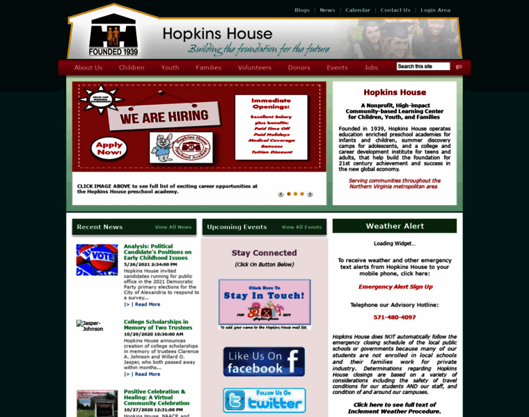 Hopkinshouse.org thumbnail
