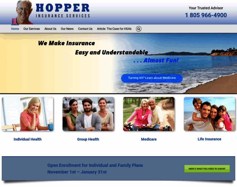 Hopperinsuranceservices.com thumbnail