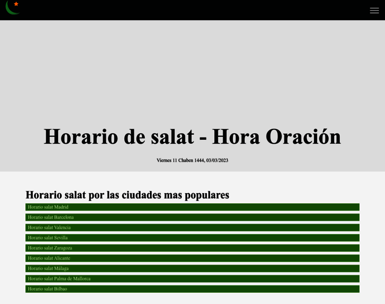 Horarios-oracion.es thumbnail