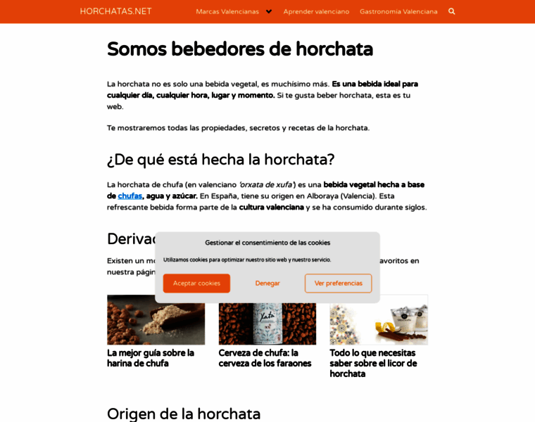 Horchatas.net thumbnail