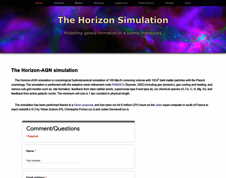 Horizon-simulation.org thumbnail