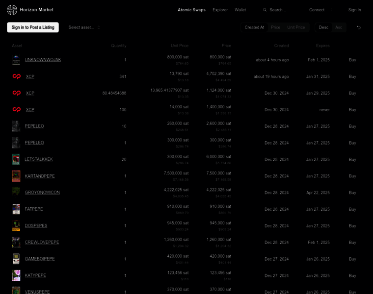 Horizon.market thumbnail
