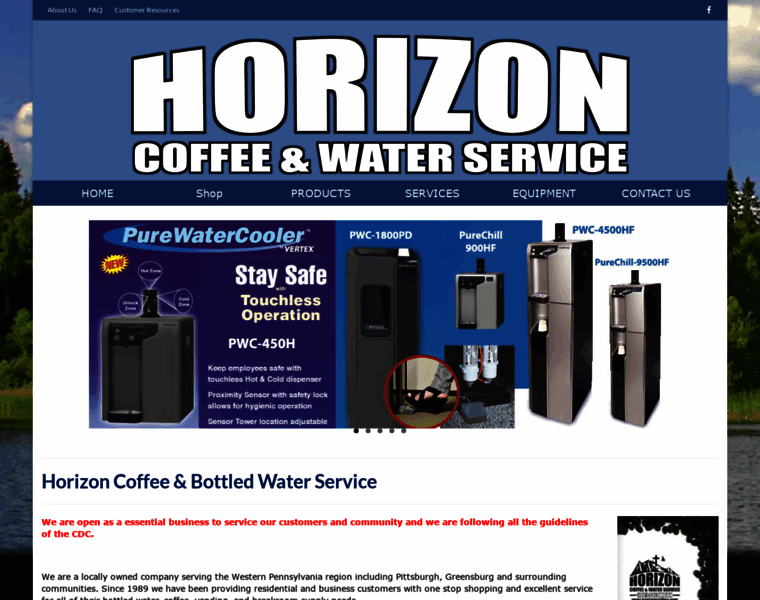Horizoncoffee.com thumbnail