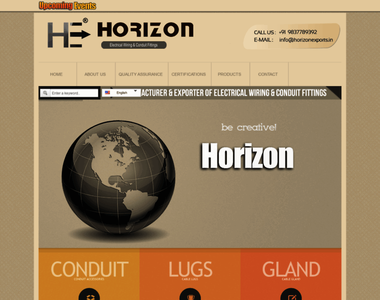 Horizonexports.in thumbnail