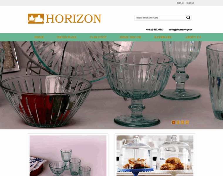 Horizonglassware.com thumbnail