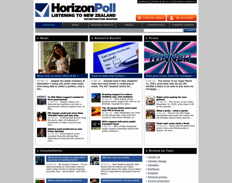 Horizonpoll.co.nz thumbnail