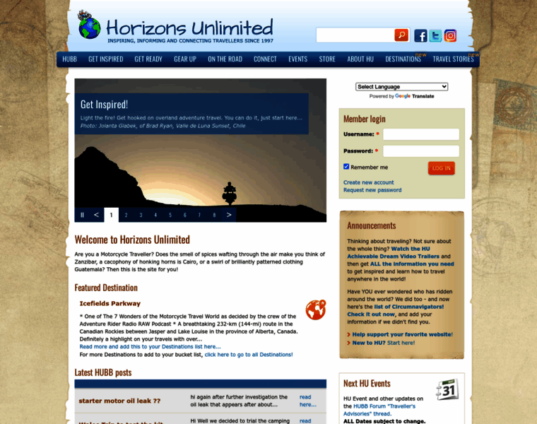 Horizonsunlimited.com thumbnail