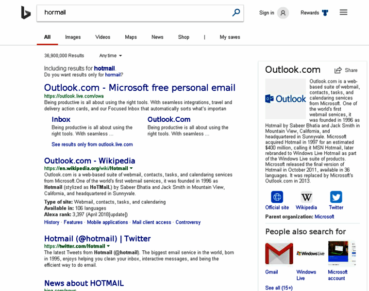 Hormail.com thumbnail