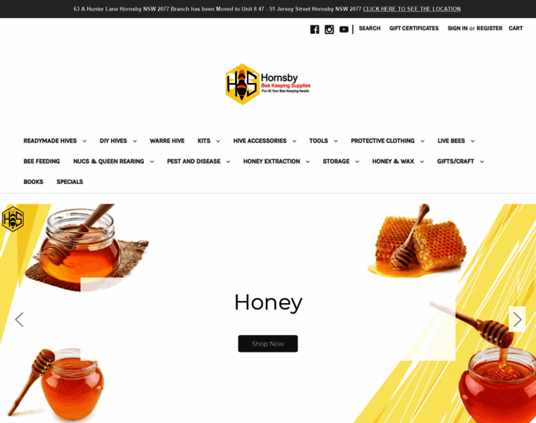 Hornsby-beekeeping.com thumbnail
