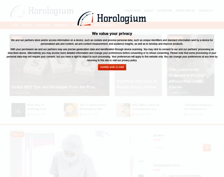 Horologium.org thumbnail