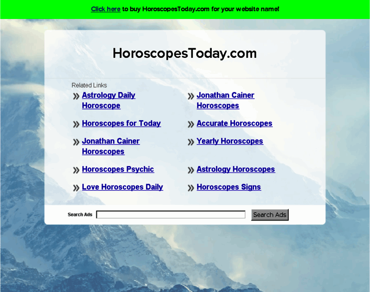 Horoscopestoday.com thumbnail