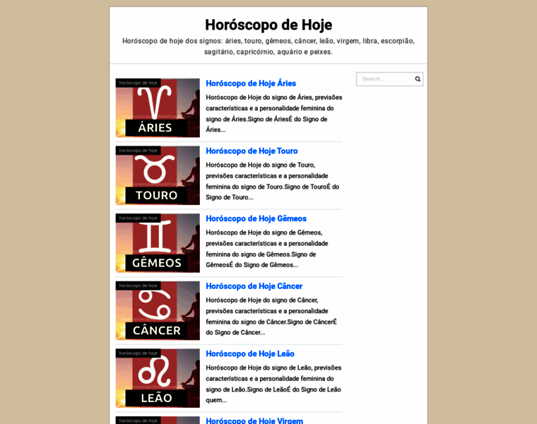 Horoscopododiadehoje.com.br thumbnail