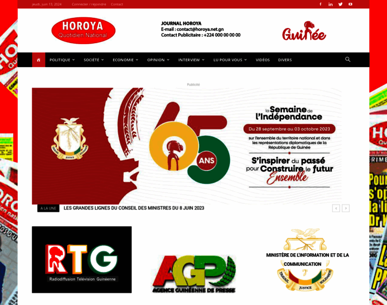 Horoya.net.gn thumbnail