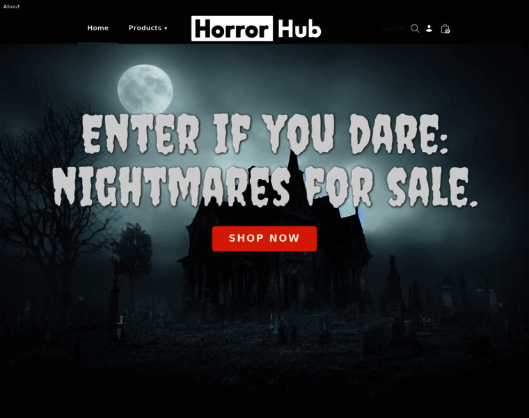 Horrorhubmarketplace.com thumbnail
