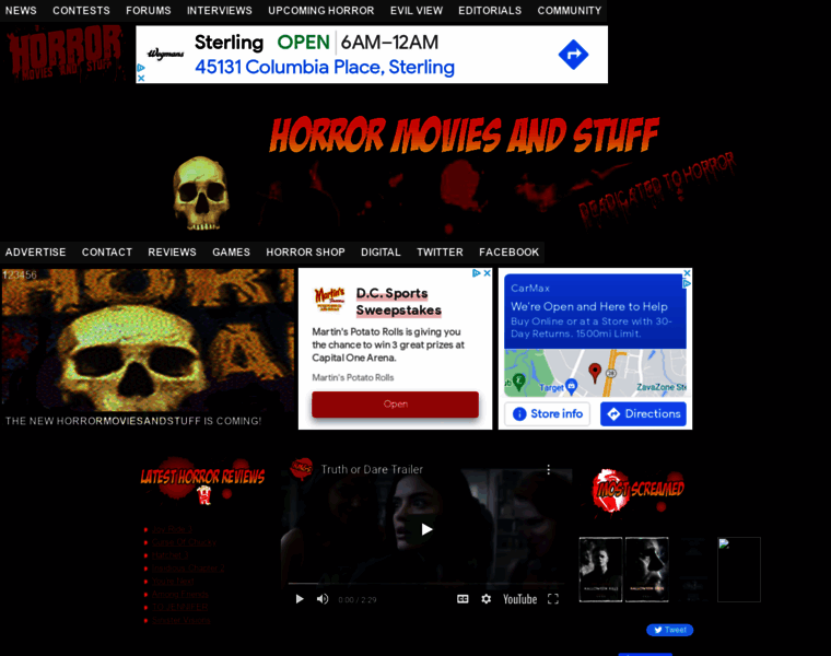 Horrormoviesandstuff.com thumbnail