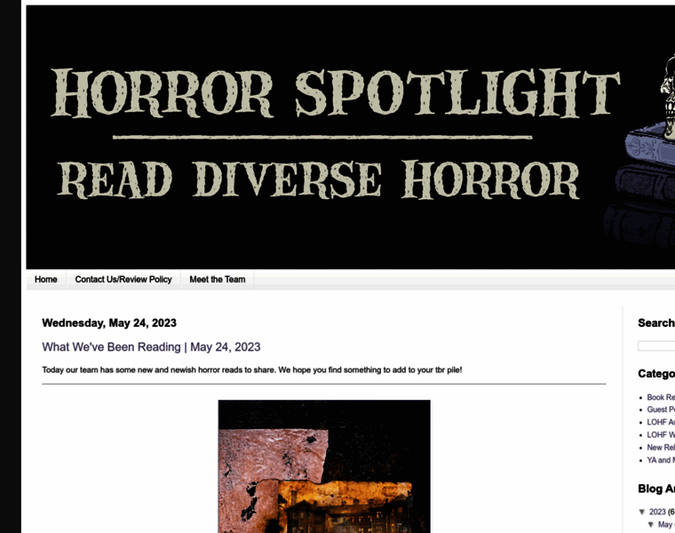 Horrorspotlight.com thumbnail