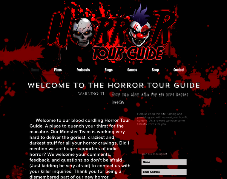 Horrortourguide.com thumbnail