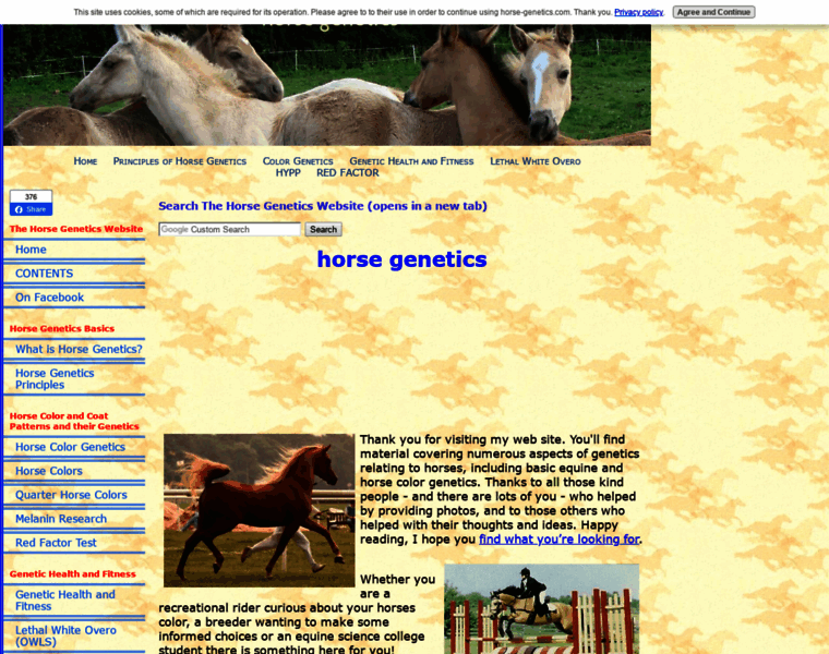 Horse-genetics.com thumbnail