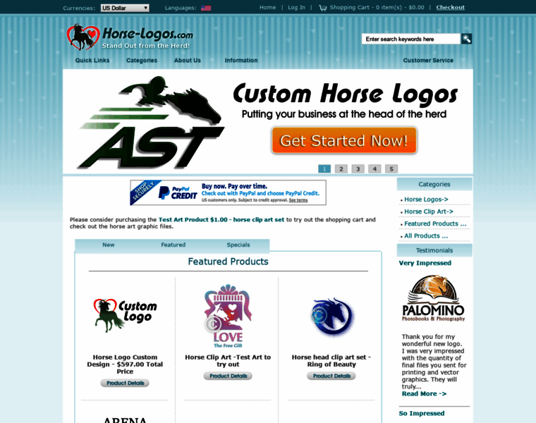 Horse-logos.com thumbnail