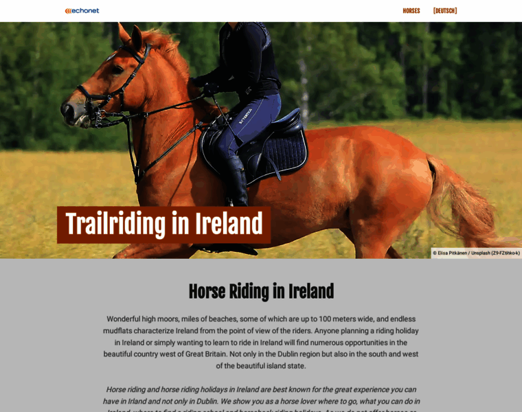 Horse-riding-ireland.com thumbnail