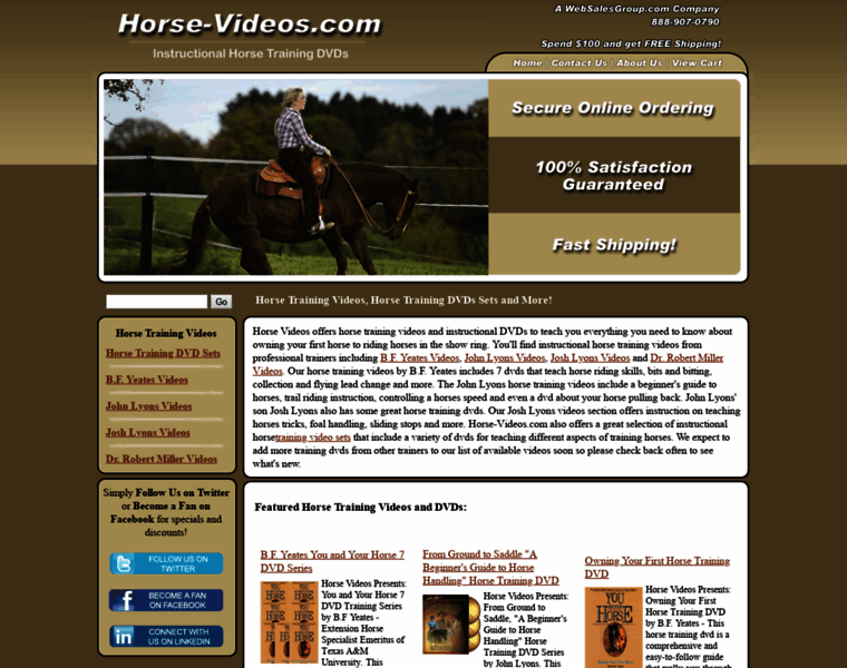 Horse-videos.com thumbnail