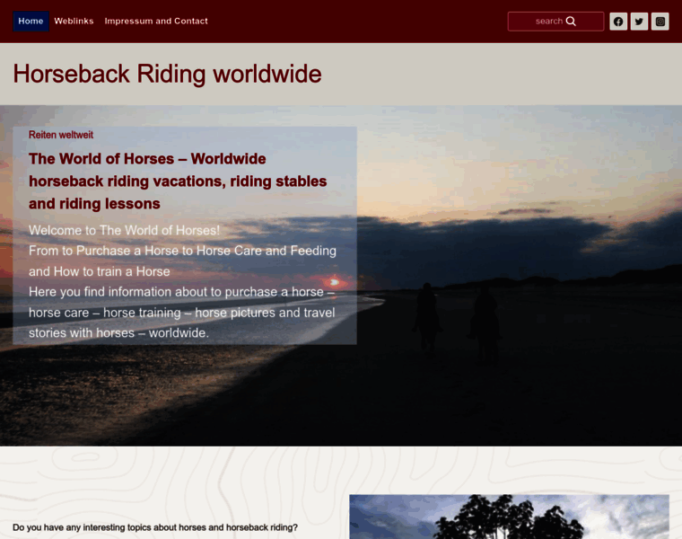 Horsebackridingworldwide.com thumbnail