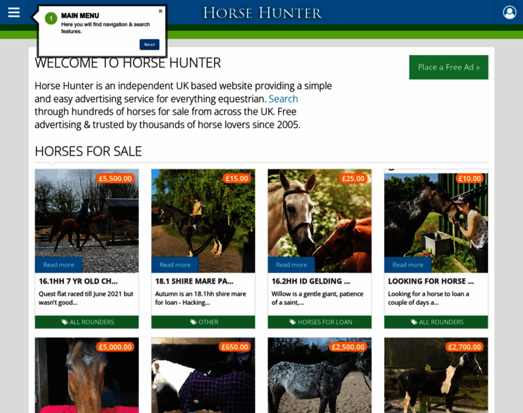 Horsehunter.co.uk thumbnail