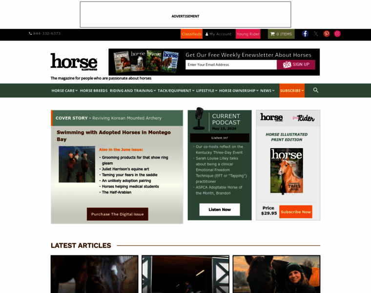 Horseillustrated.com thumbnail