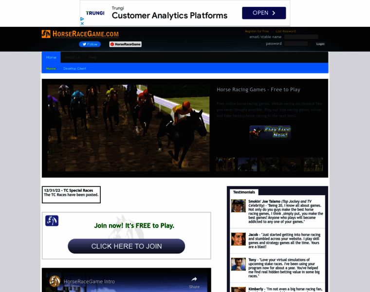 Horseracegame.com thumbnail