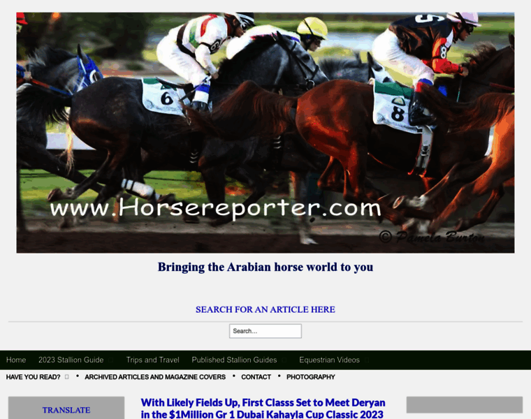 Horsereporter.com thumbnail