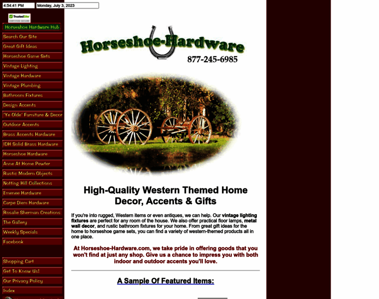 Horseshoe-hardware.com thumbnail