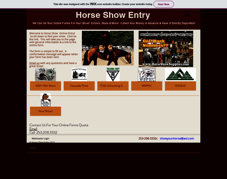 Horseshowentry.com thumbnail