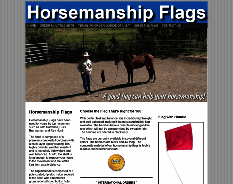 Horsetrainingflags.com thumbnail